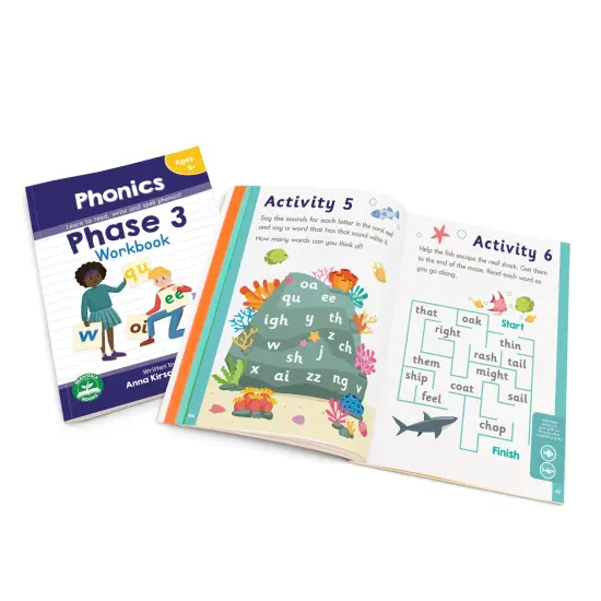 Phase 3 Phonics Workbook {1}