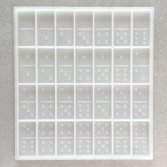 Jewelry Made By Me Resin Craft Silicone Mold-Dominoes {3}