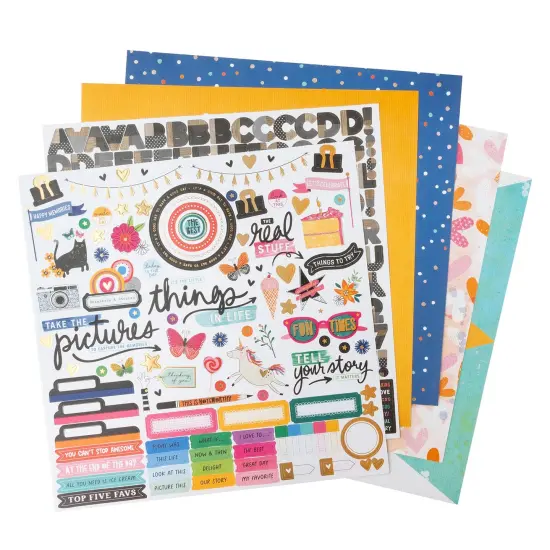Vicki Boutin Bold And Bright Project Pad 12"X12"-24 Sheets {4}