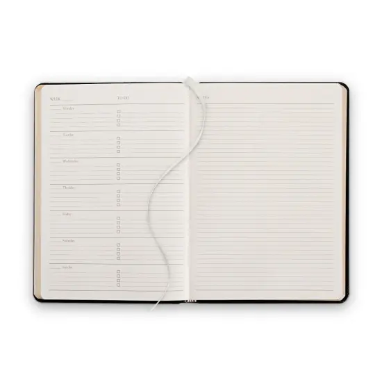 Undated Daily Planner by Gallery Leather - 8" x 5.5" Acadia Green {3}