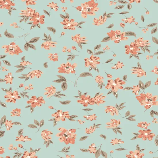 1 Yard Sage Cey Ditsy Floral Print Sublimation Fabric Lightweight Soft 58/59 Inches Wide SAGE {1}