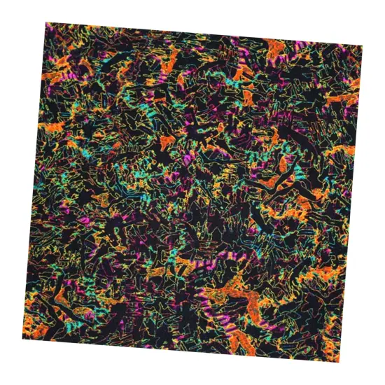 Brush Stroke Abstract Printed Spandex Fabric {3}