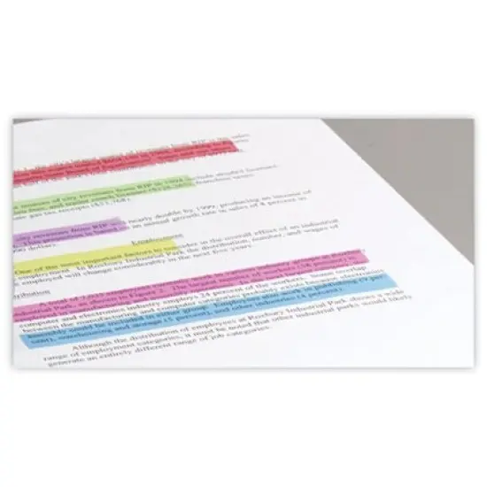 Lee Products Removable Highlighter Tape .5"X720" 6/Pkg-Fluorescent Colors {4}