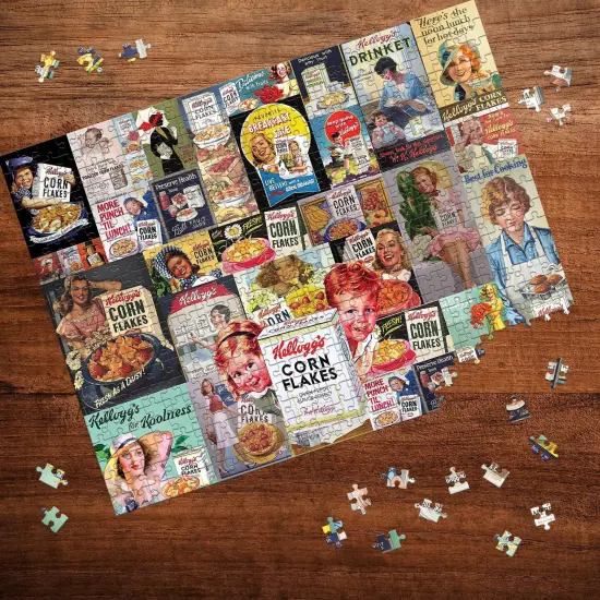 Kellogg's Vintage Corn Flakes 500 Piece Jigsaw Puzzle {4}