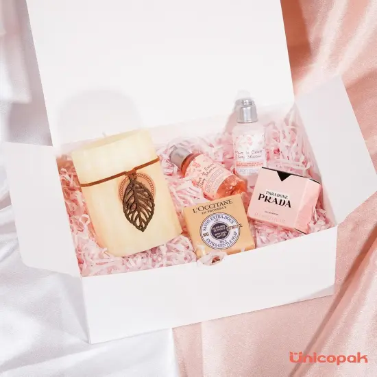 6 Pack 9x6x4 Gift Boxes White Gift Boxes with Lids for Presents White Boxes Bulk for Gifts {5}