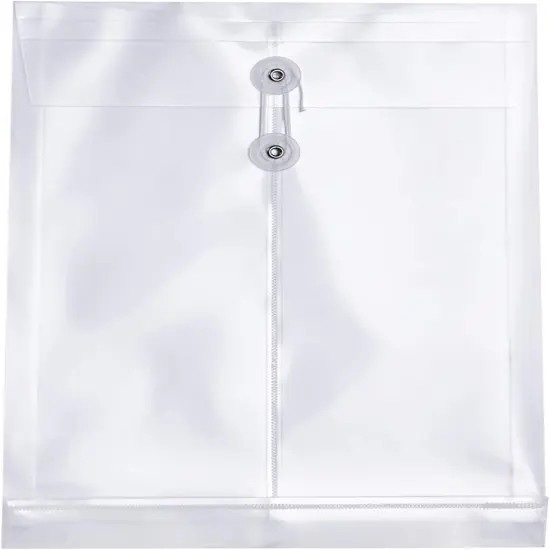 12 Pack Clear Plastic Envelopes {4}
