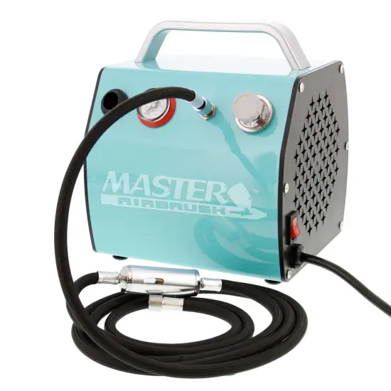 HP-CS .35mm Eclipse Airbrush with Model TC-77 Super Quiet High Performance Airbrush Air Compressor {3}