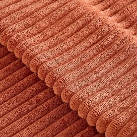 Set of 2 Burnt Orange Fall Decorative Throw Pillow Covers 20x20 Inch {4}