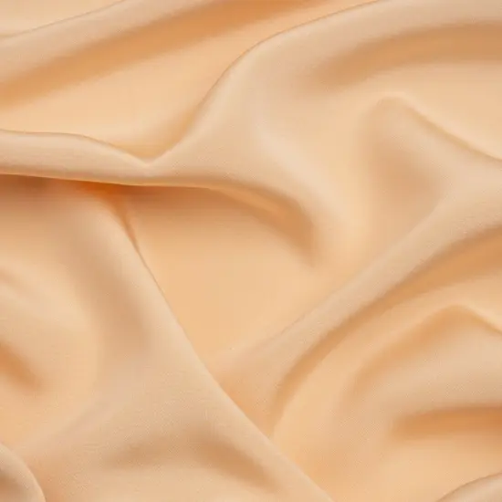 1 Yard Ecru Silk 4-Ply Crepe 44" Wide Premium Solid Fabric for Gowns & Dresses {1}