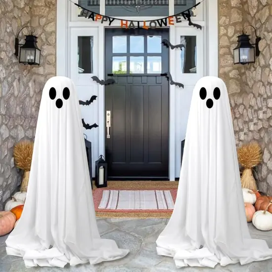 2 Packs Light Up Ghost-Lighted Spooky Ghost Decor {6}