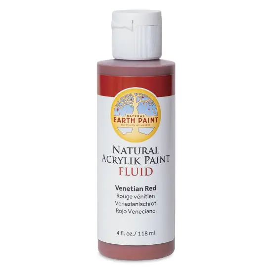 Natural Earth Paint Natural Fluid Acrylik Paint - Venetian Red, 118 ml {1}