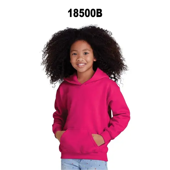 Gildan&reg; Youth Heavy Blend Hooded Sweatshirt Gold {4}