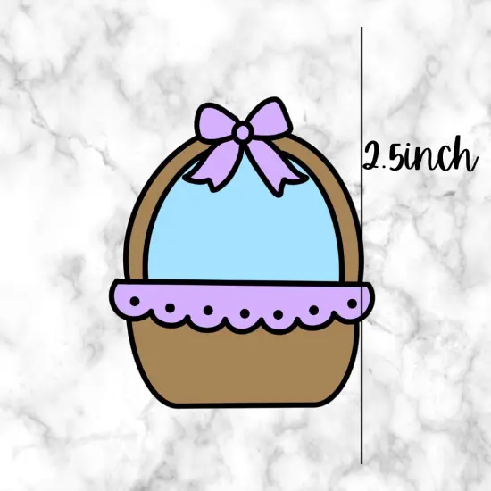 Easter Basket with Bow #2Cutter and Embosser {5}