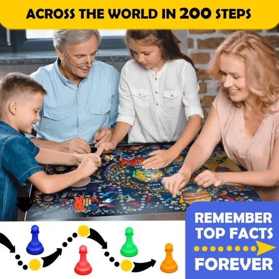 Race Across the Space for Kids 8-12 | Space Board Game {4}