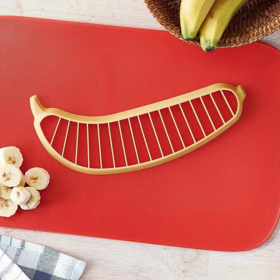 Hutzler Banana Slicer - Easy To Use Plastic Banana Fuit Cutter {2}