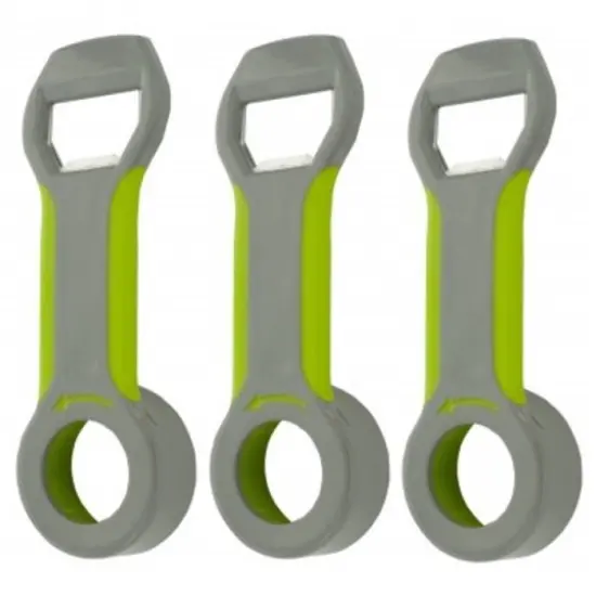 Handy Housewares 4-in-1 Bottle Opener - Easily Opens Twist Caps, Canning Lids, Bottle Caps and Pull Tabs {1}