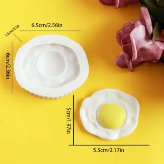 Sunny Side Up Egg Silicone mold {2}