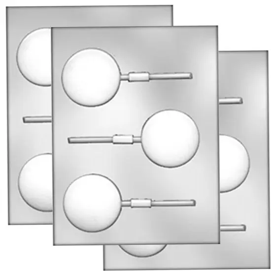Craft Delicious Round Chocolate Suckers with This Mold {4}