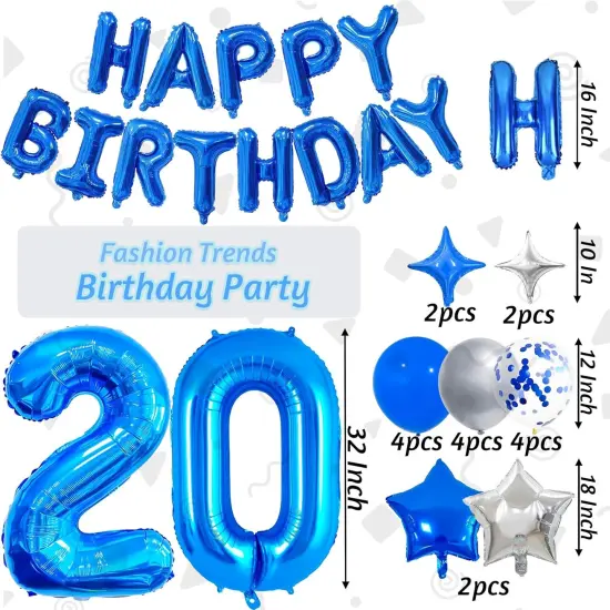 32 Inch 20 Balloon Numbers {2}