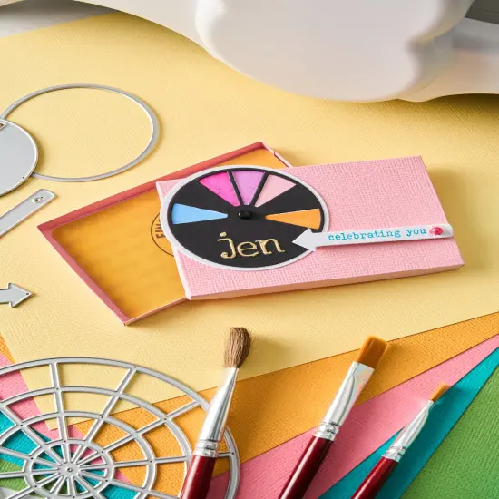 Sizzix Thinlits Dies By Eileen Hull 9/Pkg-Rainbow Wheels {5}