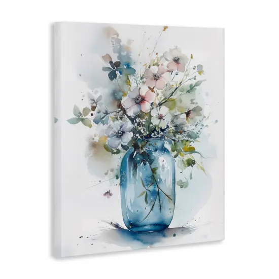 Stupell Industries Cherry Blossoms Country Jar Canvas Wall Art Design by Incado {3}