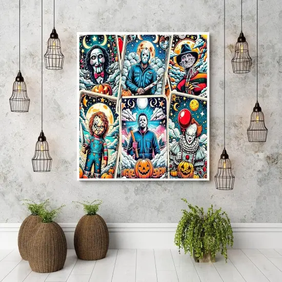 5D Halloween Diamond Painting Kits for Adults Beginners,12x16 Inch {4}