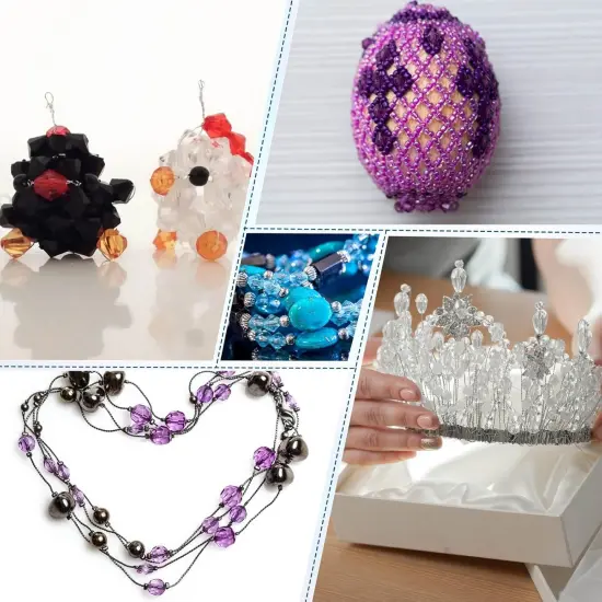 6 mm - 1960Pcs Crystal Beads for Jewelry Making, Assorted 28 Colors {5}