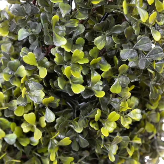 Northlight Two-Toned Boxwood Spiral Potted Artificial Topiary Tree - 46.5" Green {7}