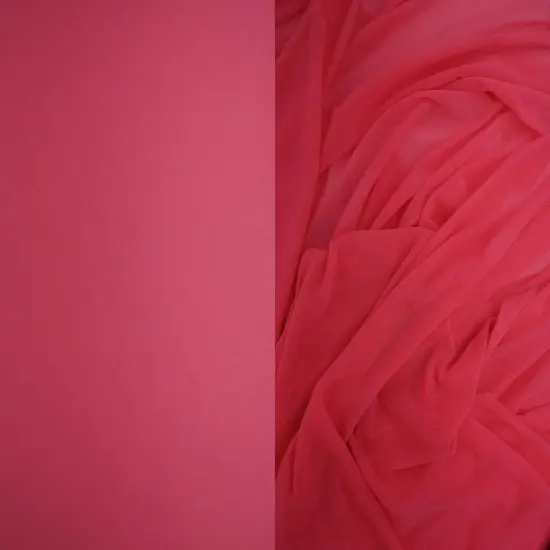 1 Yard Polyester Fabric Lightweight Durable Soft Smooth 58/60" Width PINK {1}