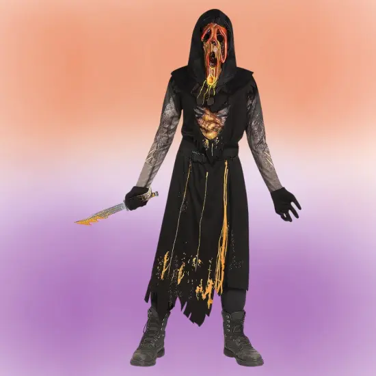 Child Scorched Ghost Face Costume, Inspired by the Dead by Daylight Game {1}