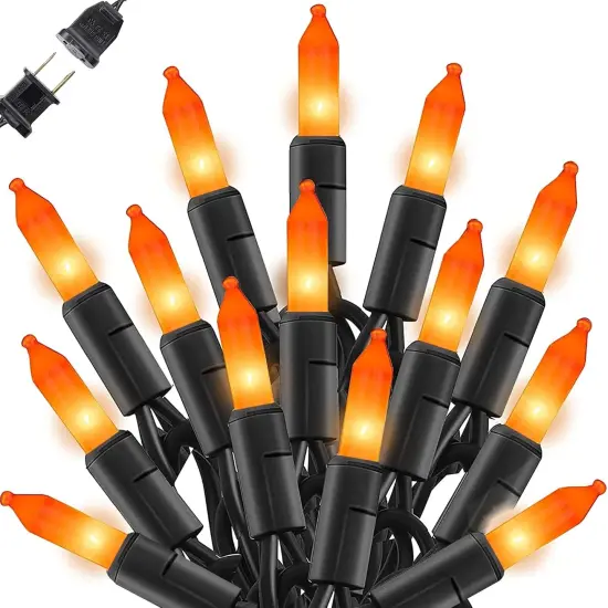 Orange Halloween Lights, 40FT 200 Count Mini String Lights {1}