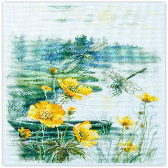 Foggy Morning 250-070 Counted Cross-Stitch Kit {1}