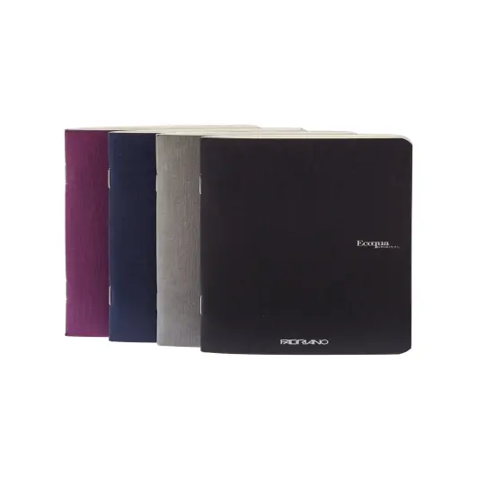 Fabriano EcoQua Pocket-Sized Notebook, 4 Notebook Pack Winter Set, Blank {2}