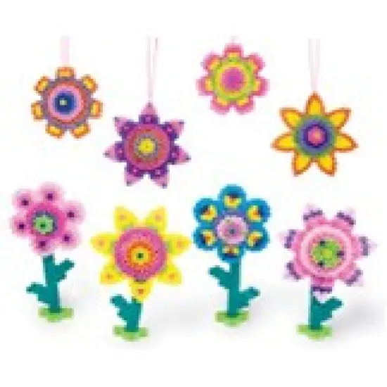 Perler Fused Bead Kit-Flower Madness {2}