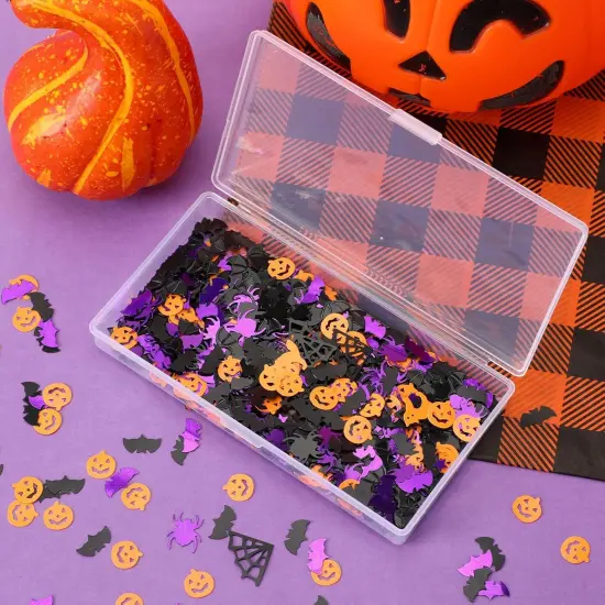 Halloween Confetti Glitter Table Decorations {2}