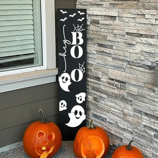 Halloween Stencils - Large Boo, Witch, Skeleton, and Ghost {2}