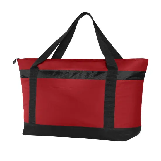Port Authority&reg; Large Tote Cooler True Royal/ Black {5}