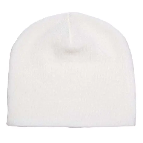 YP Classics&reg; 8 1/2" Beanie Warm & Comfortable Fit White {2}