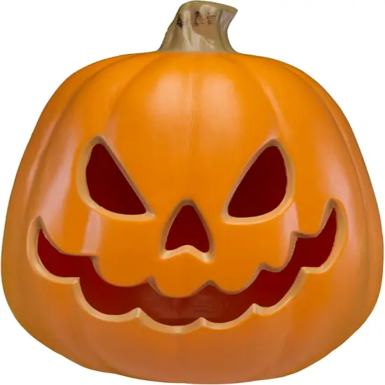 Large - 15 inch LED Lighted Pumpkin Jack-O-Lantern {6}