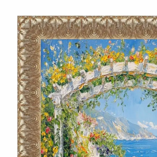 Versailles Silver Ornate Antique Picture Frame 20x40 frame {4}