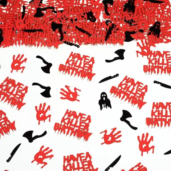 Glitter Have a Killer Birthday Confetti {2}