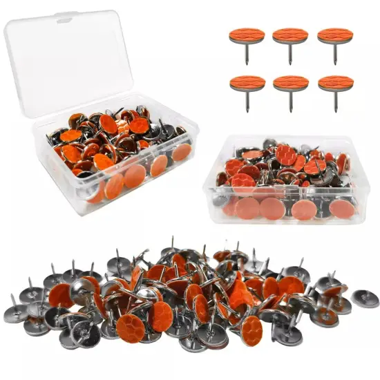 Reflective Tacks Trail Marking Reflectors Glow Tacks Hiking Markers Thumb Tacks {4}