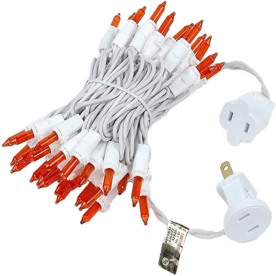 11 Feet 50 Bulb Incandescent Mini Light String {4}