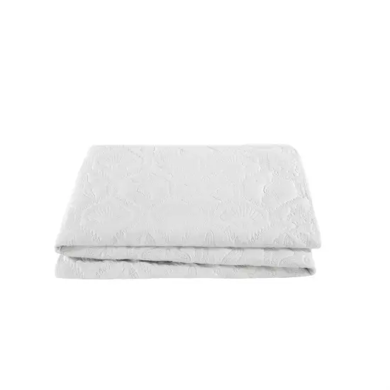 3 Piece Coastal Sea Life Bedding Set Polyester Quilt with 2 Pillow Shams {3}