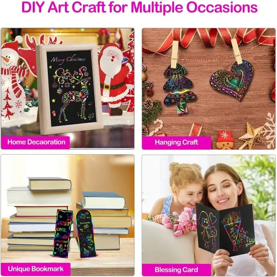 Scratch Rainbow Art Paper Set {2}