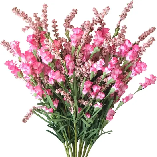 10Pcs Artificial Flower Bulk Spring/Summer Flowers Wedding Party Vase {1}