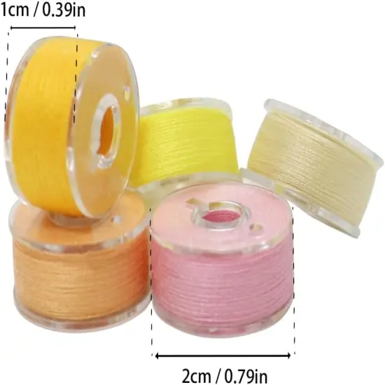 36 Pcs Bobbins and Sewing Threads with Bobbin Case {3}