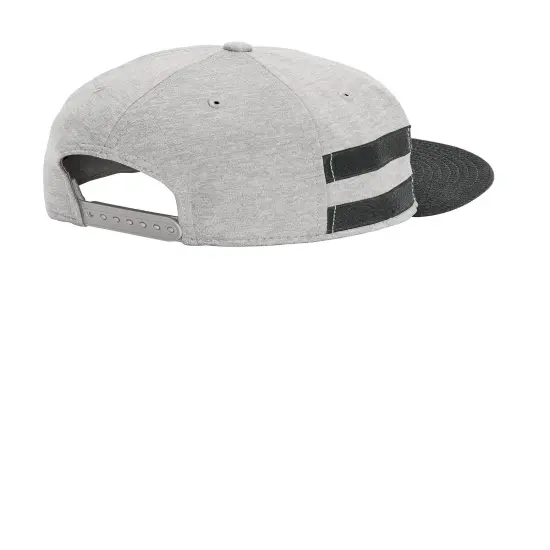 New Era&reg; Shadow Heather Striped Flat Bill Snapback Cap Shadow He/Blck {2}