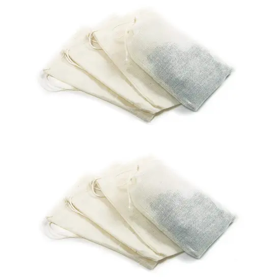 Norpro Reusable Brew Bags 4 pack - Great for Tea Spices Broth Gravy Stew & Soup {5}