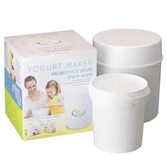 Yogotherm Deluxe - Homemade Yogurt Maker Certified Halal & Kosher - Gluten-Free & 100% Natural {1}